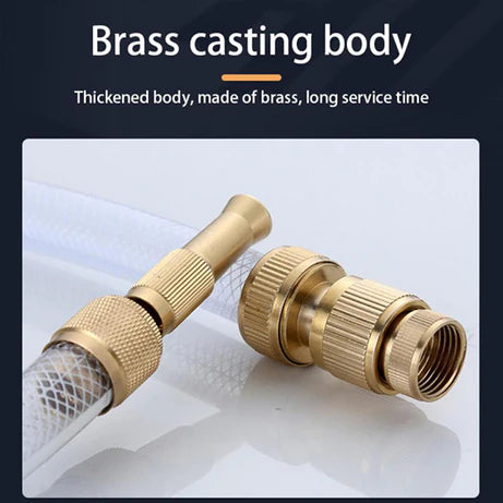 Golden Brass Nozzle Water Spray Gun