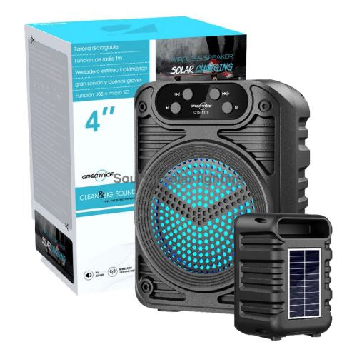 GTS-1378 Portable Mini Sound Speaker with Solar Charging
