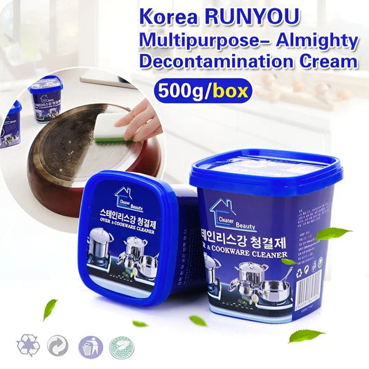 Stainless Steel Cleaning Cream Kitchenware Stain Dirt Cleaner Pot Rust Removal Buy 1 Get 1 Free