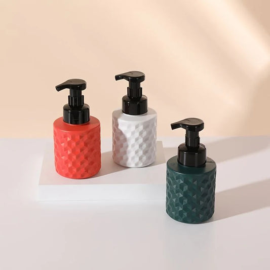 Diamond shape soap dispenser