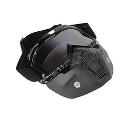 Motorcycle Helmet Mask, Windproof Motorcycle Riding Goggles, UV Protection Bike Mask