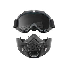 Motorcycle Helmet Mask, Windproof Motorcycle Riding Goggles, UV Protection Bike Mask