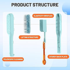 Telescopic Magic Comb Not Stick Hair Brush Portable