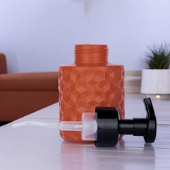Diamond shape soap dispenser