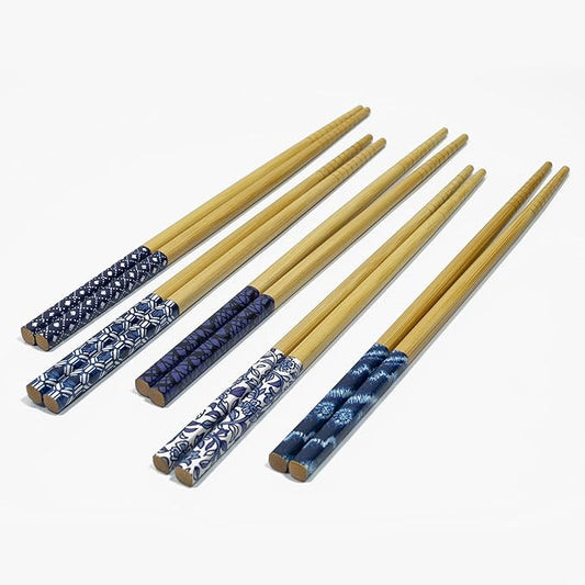Bamboo chop sticks (10 pairs set)
