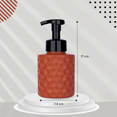 Diamond shape soap dispenser