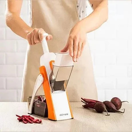 Brava Spring Slicer Manual Vegetable Fruit Chopper Cutter Grinder