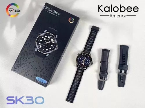 Kalobee Sk30 Smart Watch With 3 Meshes (Amoled Screen)