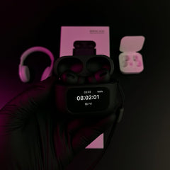 A9 Pro Touch Screen Airpods Pro – ANC Wireless Earbuds With Bluetooth 5.0, LCD Display, Super Bass And Pop-Up Feature