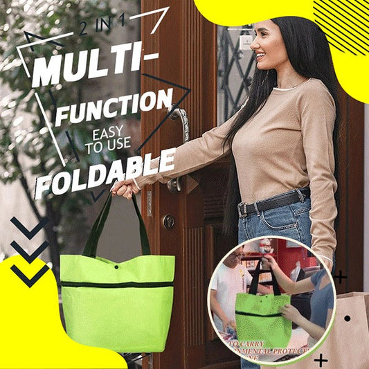 FOLDABLE TROLLEY BAG WITH WHEELS