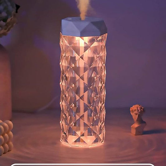 Crystal lamp with humidifier